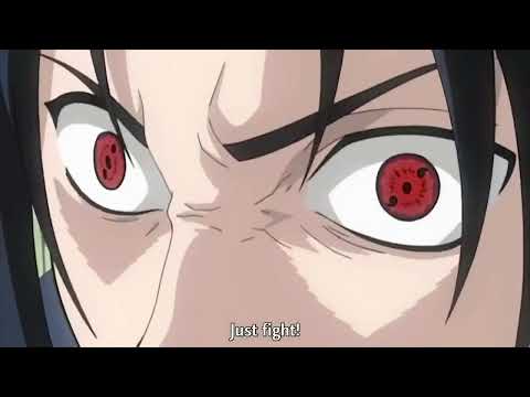 Sasuke saying TATAKAE