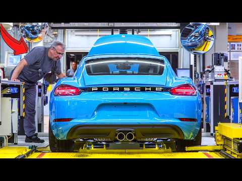 Building Porsche 911 Turbo S 2025🚗 How it's built? #Supercar Factory tour / Production line