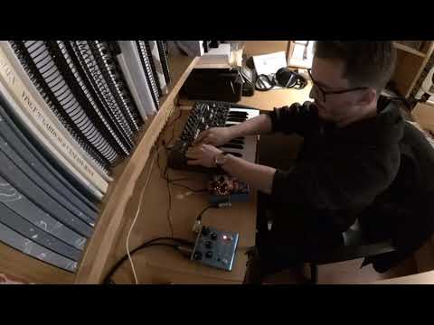 In the “lab”... synth + tremolo + reverb = awesome!