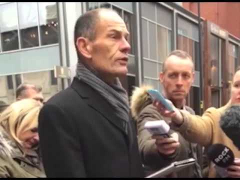 Brother of David Edwards speaking after the guilty verdict.