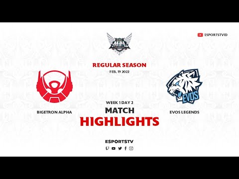 Bigetron Alpha vs EVOS Legends HIGHLIGHTS MPL ID S9 | EVOS vs BTR ESPORTSTV