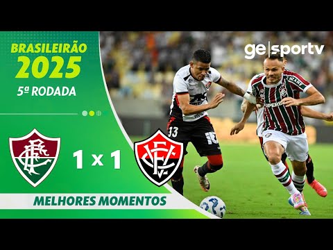 Gols e lances de Fluminense x Vitória