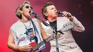 Rick Astley &amp; KT Tunstall perform 'Highway to Hell' at Kendal Calling 2023!
