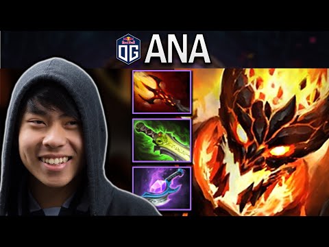 OG.ANA SMURF SHADOW FIEND DAGON - DOTA 2 7.29 GAMEPLAY