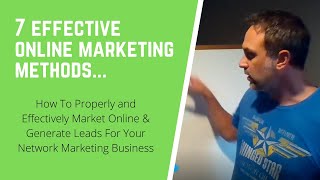 Network Marketing Online - How To Properly And Effectively Market Online