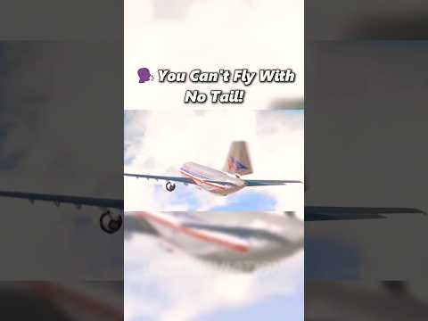 Planes Can't Fly Without A Tail Right? #Crash #Plane #Aviation #Edit