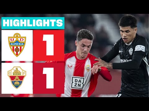 UD ALMERÍA 1 - 1 ELCHE CF I HIGHLIGHTS LALIGA HYPERMOTION