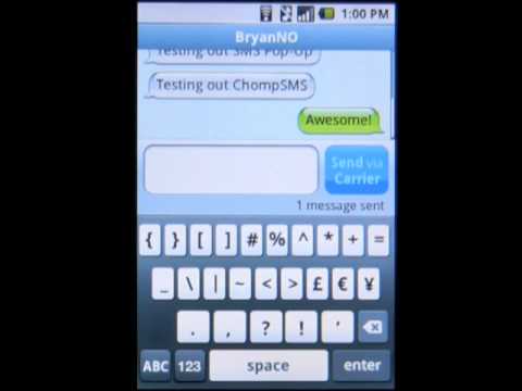 ChompSMS Android App Review - AndroidApps.com