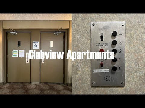 2 Neat IECO Hydraulic Swing Door Elevators - Clubview Apartments - South San Francisco, CA