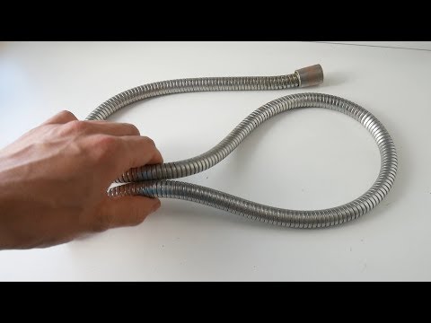 Do not throw away the corrugated shower hose Simple DIY