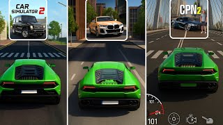 Car Simulator 2 VS Driver School Sim : EVO VS Car Parking Multiplayer 2