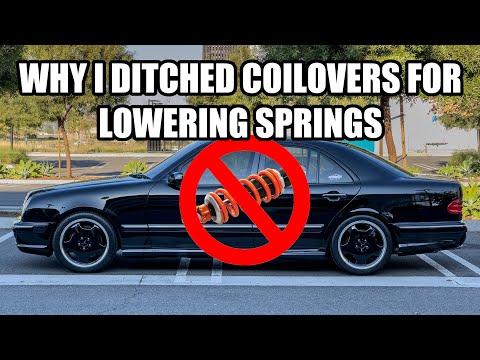 Why I Removed Coilovers From My Mercedes W210 And Switched To H&R Springs And Bilstien B8 Shocks