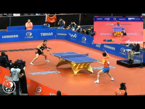 Awesome point: Timo Boll vs Zhang Jike WTTC 2011