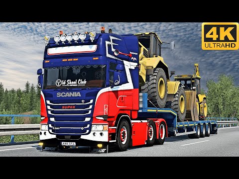 4K | ETS2 1.45 | Promods | Scania R580 V8 | Prague 🇨🇿 󠁧󠁢󠁳󠁣 - Munich 🇩🇪
