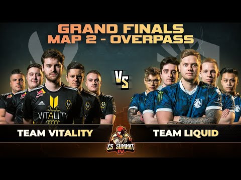 Vitality vs Liquid, Map 2 Overpass - cs_summit 4: GRAND FINALS