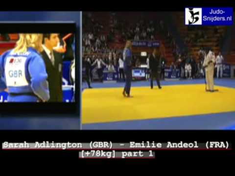 Judo 2008 Zagreb: Adlington (GBR) - Andeol (FRA) [ 78kg] match