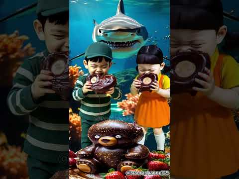Squid Game Ai Edible Chocolate Bear ASMR #shorts #ai #asmr