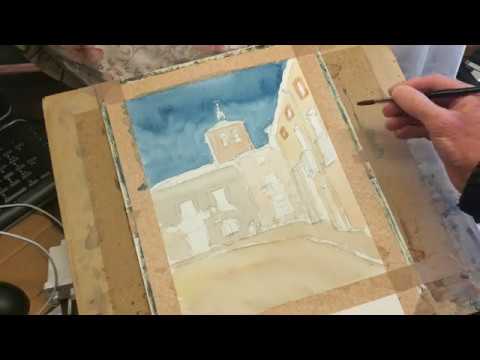 Thumbnail of How to capture a Spanish Village using watercolour.