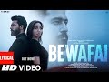 New Song 2025 New Hindi Song Bewafai New Sad Song Nora Fatehi Hindi Video Song