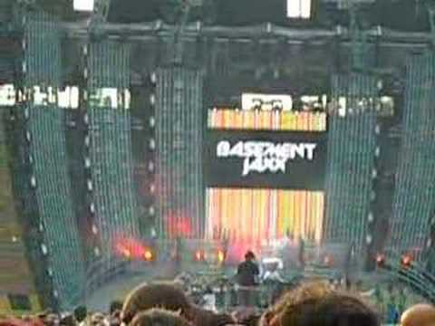 Bassment Jaxx - support act Robbie Williams in Belgium