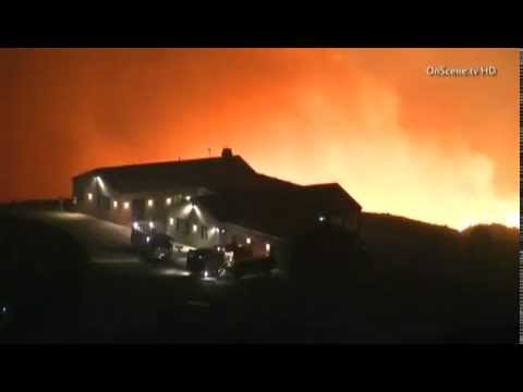 Los Angeles is threatened by fire - Los Angeles est menacée par les flammes