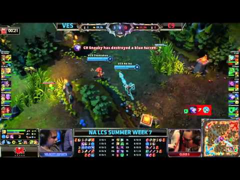 Velocity eSports (VES) vs Cloud 9 (C9) || NA LCS Summer 2013 W7D1 || Full Game HD