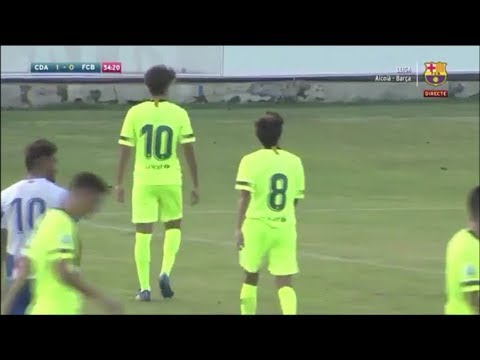 Riqui Puig vs. Alcoyano ● Barcelona B ● Segunda B 2018/19