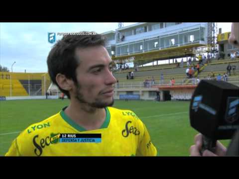Rius: "Fue un partido muy malo". Olimpo 0 - Defensa 0. Fecha 9. Primera División 2015. FPT.
