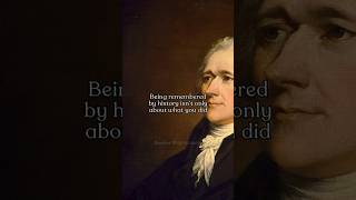 Alexander Hamilton - History Has It's Eyes on You #history #art #painting