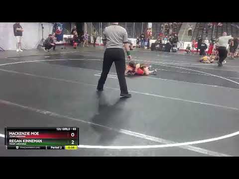 65 Lbs Quarterfinal - Mackenzie Moe, Team Indiana Vs Regan Kinneman, Team Arizona Fd82