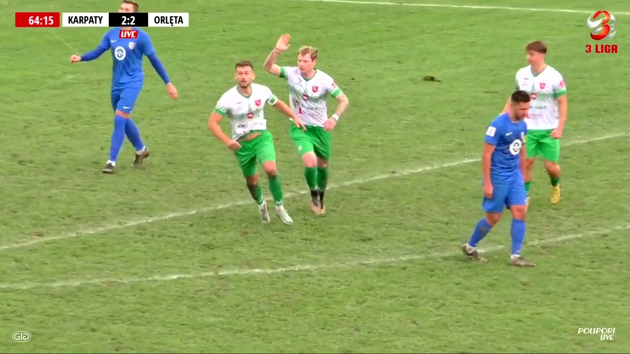 WIDEO: Karpaty Krosno - Orlęta Radzyń Podlaski 3-5 [BRAMKI]