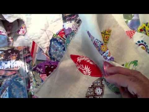 Quilt blocks with Seventies petals