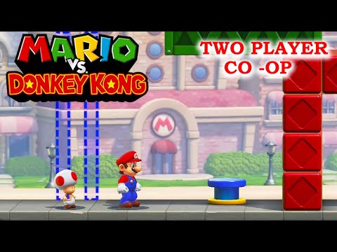 Mario VS Donkey Kong Two Player CO-OP Gameplay | Nintendo Switch
