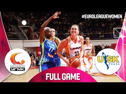 UMMC Ekaterinburg v ZVVZ USK Praha - Full Game - EuroLeague Women 2019