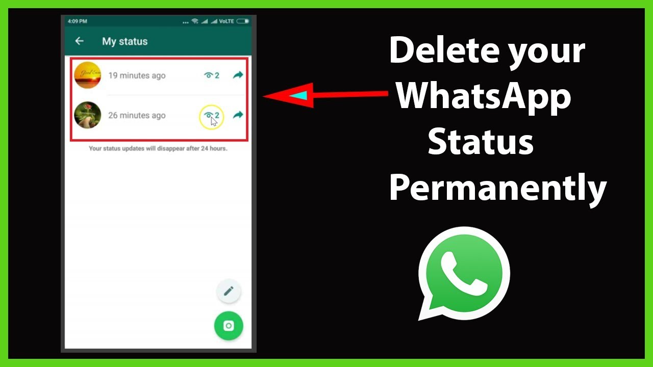 Why are WhatsApp statuses deleted?
