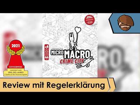 MicroMacro: Crime City  (nominiert zum Spiel des Jahres 2021) - Review und Regelübersicht