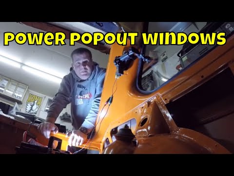 ELECTRIFYING the POPOUT WINDOWS in my MK1 VW RABBIT