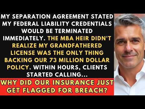 How My Exit Clause Triggered a $73 Million Insurance Meltdown.