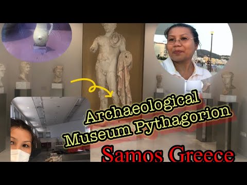 O Museu Arqueológico Pythagoreion em Samos, Grécia (2021)