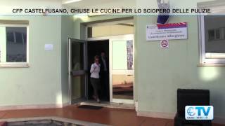 preview picture of video 'CFP Castelfusano, chiuse le cucine per lo sciopero delle pulizie'