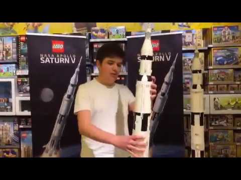 LEGO Ideas NASA Apollo Saturn V Rocket Walkthrough with Felix Stiessen