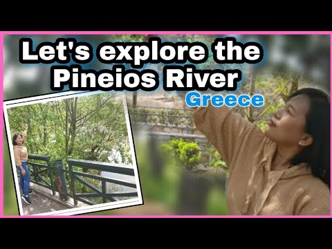 Walking tour at Pineios River Larissa Greece