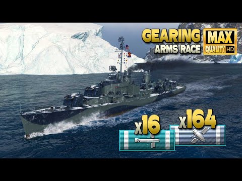 Destroyer Gearing with a nice comeback - World of Warships
