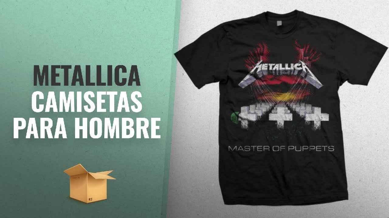 Metallica 2018 Mejores Ventas: Bravado Men's Metallica-Master Of Puppets T-Shirt