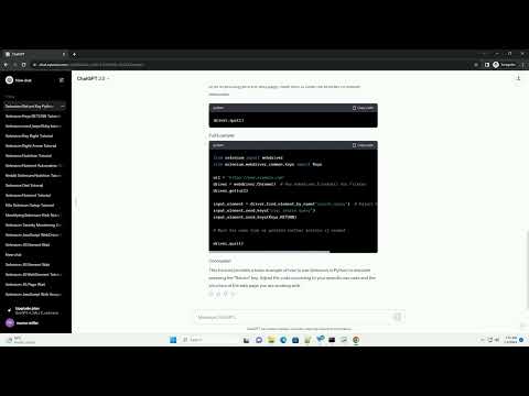 Selenium Return Key Python