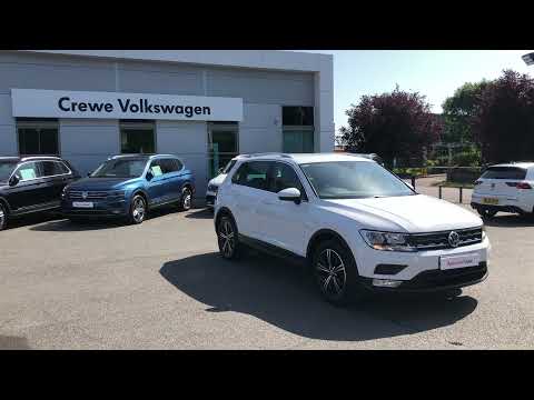 Approved Used Volkswagen Tiguan SE Nav 2.0TDI 150ps in Pure White - ND17TXB
