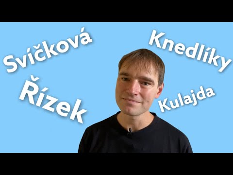 Learn Czech FOOD! (video in Czech only with subs)