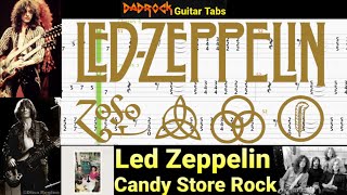 Candy Store Rock - Led Zeppelin - Guitar + Bass TABS Lesson