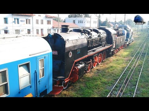 [Drone] Locomotiva cu Abur 150.010 Steam Loko/Dampflok in Gara Apahida Station - 08 August 2018