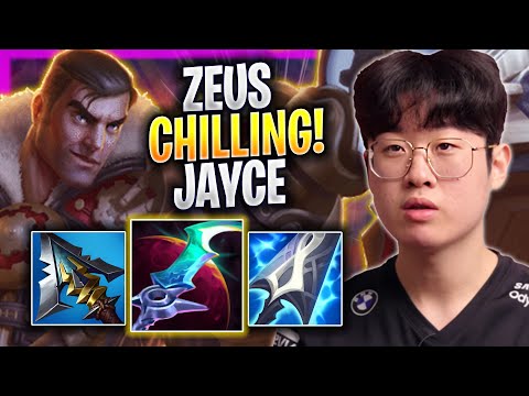 ZEUS CHILLING WITH JAYCE! - T1 Zeus Plays Jayce TOP vs Thresh! | Season 2023